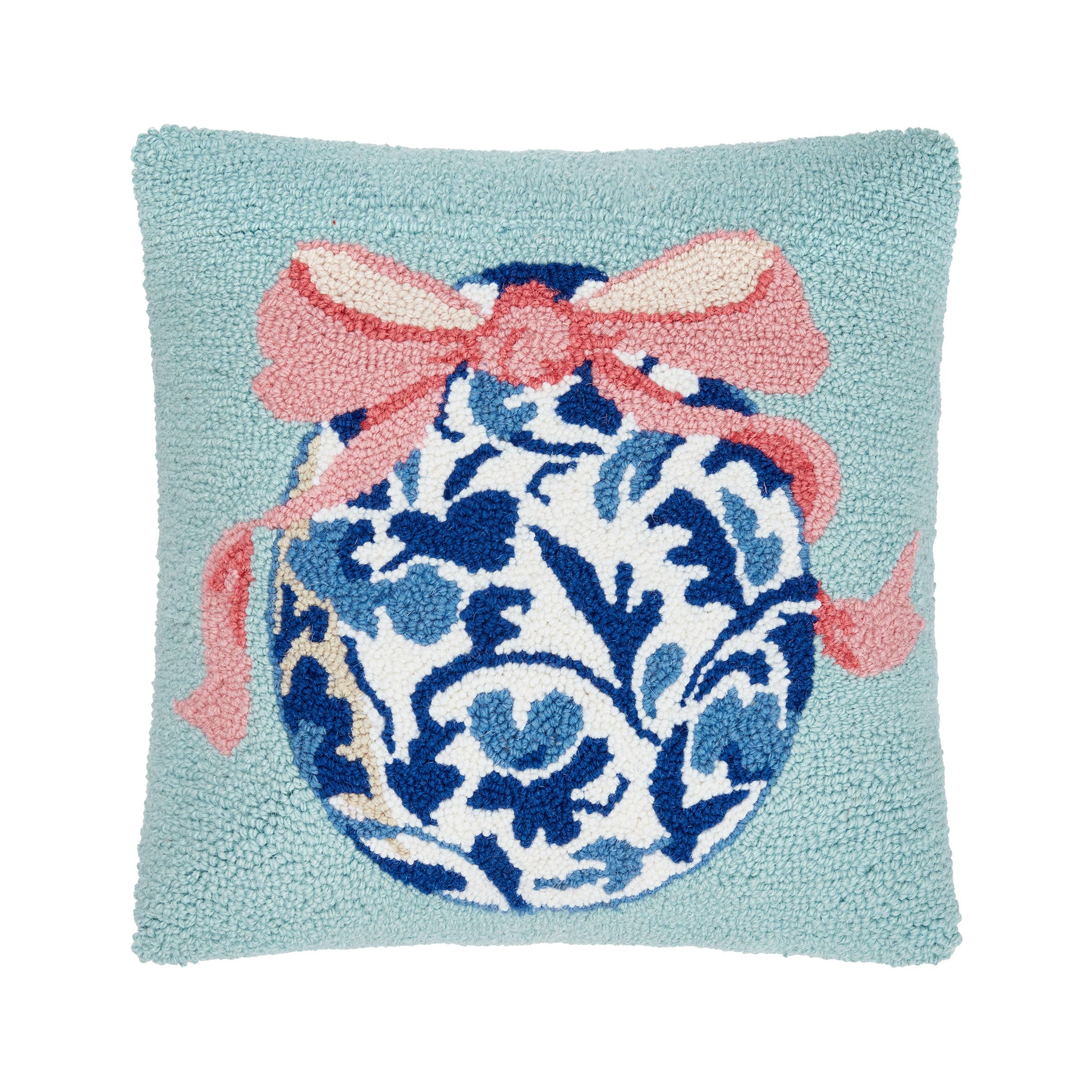 Chinoiserie Easter Egg Hook Pillow