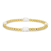4mm Stretch Medium Pearl Bracelet