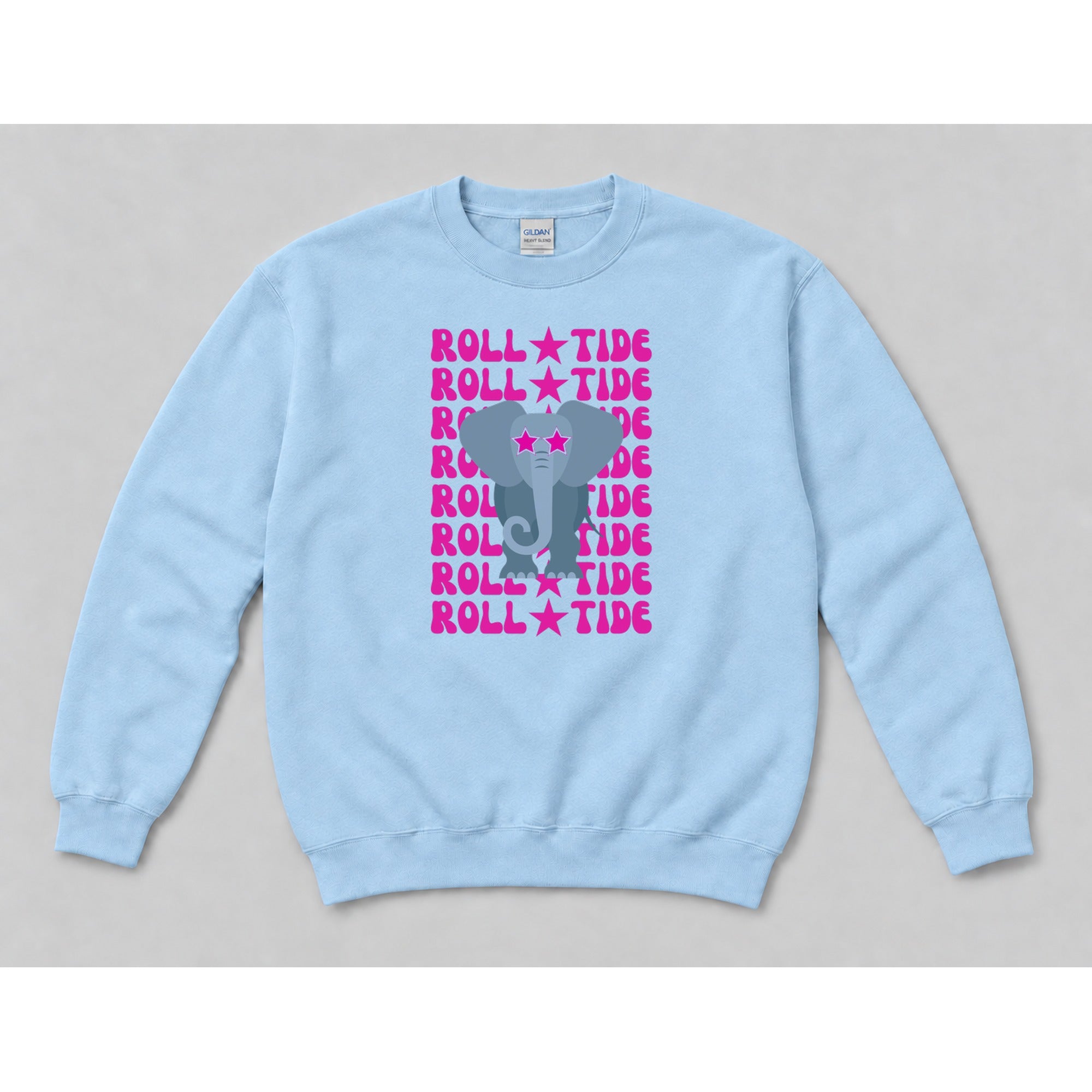 Crewneck Light Blue mockup