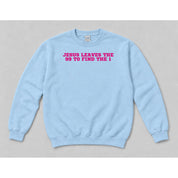 Crewneck Light Blue mockup