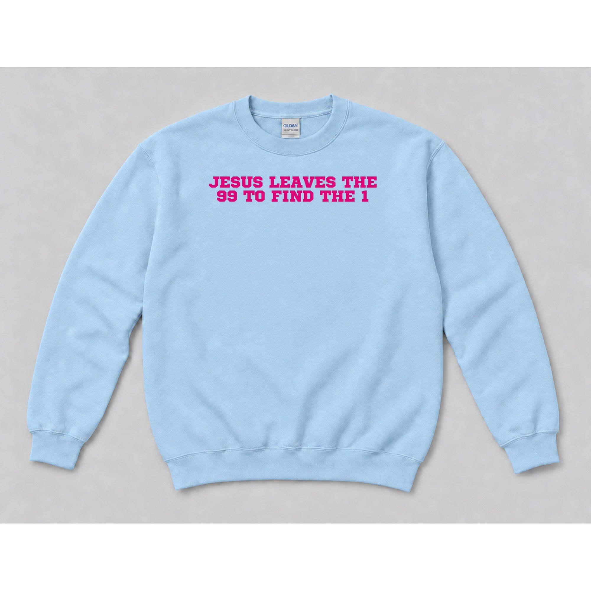 Crewneck Light Blue mockup