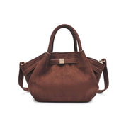 Brown Selena Suede Crossbody