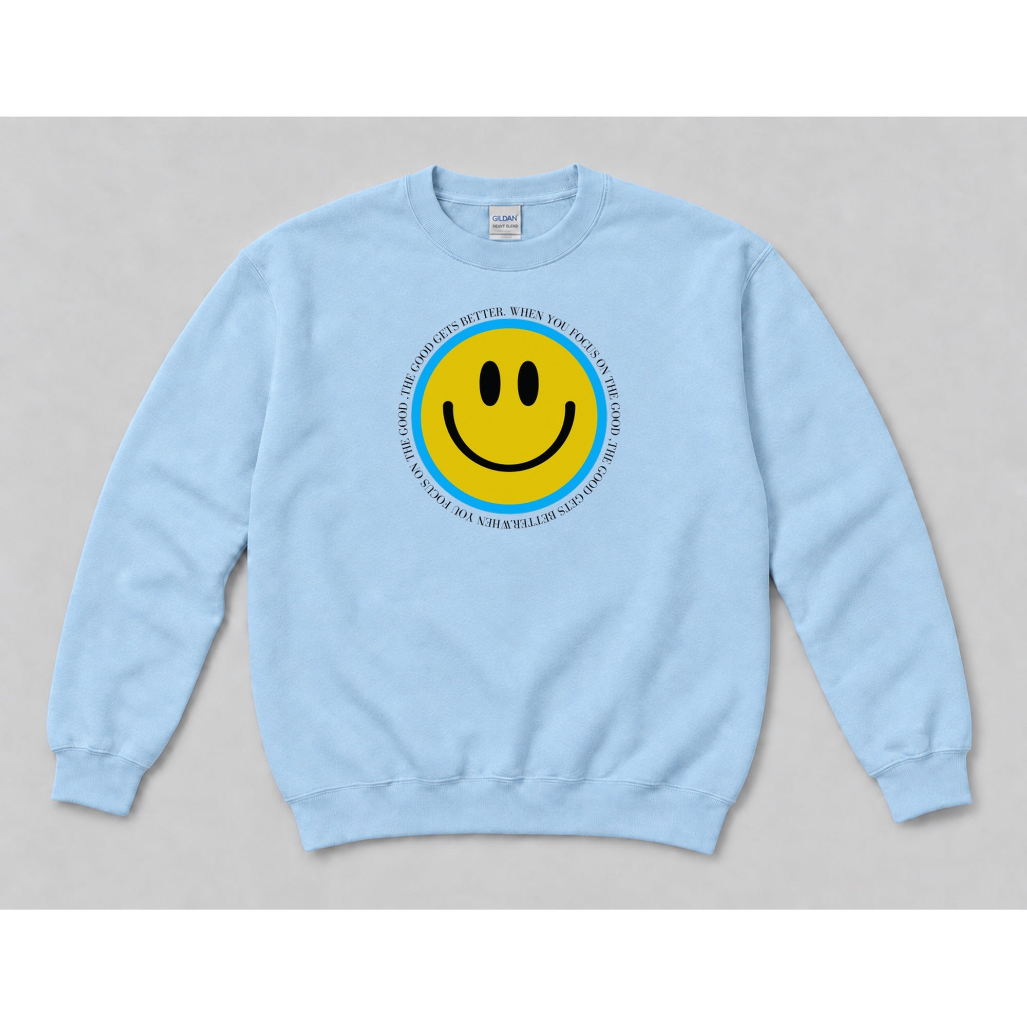 Crewneck Light Blue mockup