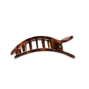 Flat Rectangle Hair Clip | Medium | Tortoise