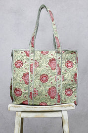 Mint Bohemian Detail Tote Bag