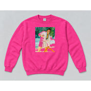 Crewneck Hot Pink mockup