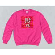 Crewneck Hot Pink mockup