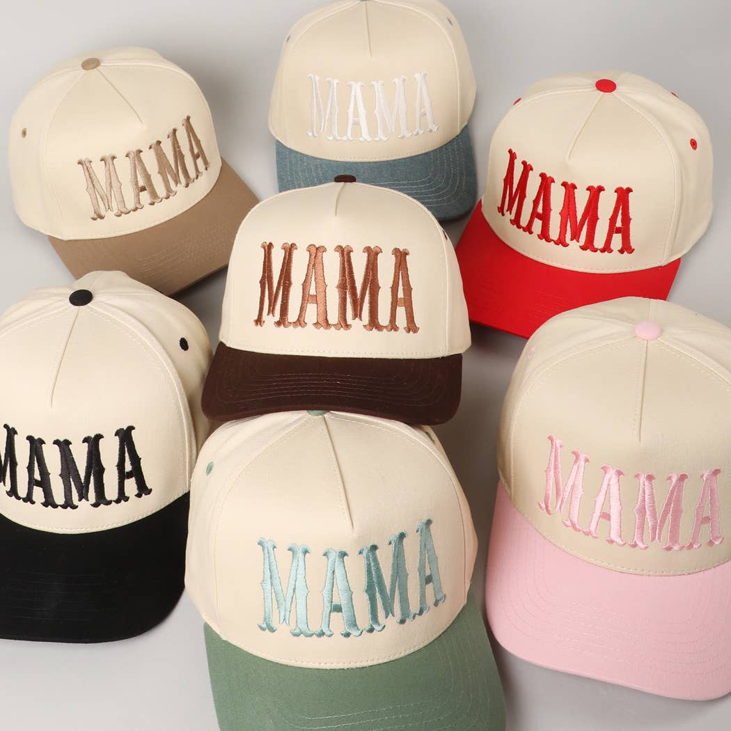 MAMA Embroidery Baseball Cap