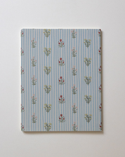 Floral Stripes Composition Notebook