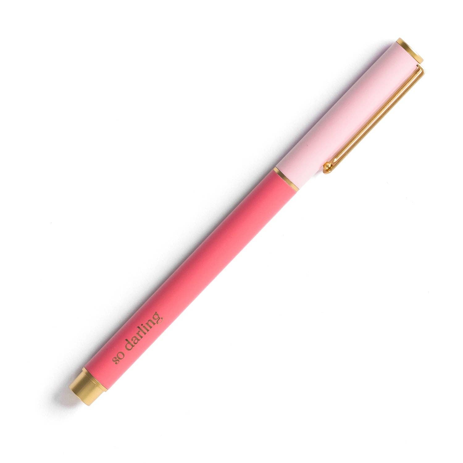 Pink Snap Cap Pen
