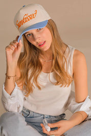 Sunkissed Embroidered Cotton Baseball Cap