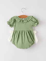 Thanksgiving Smock Embroidered Romper