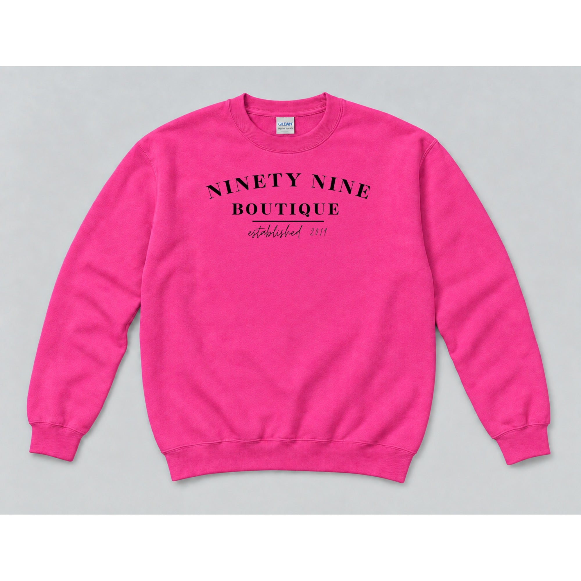 Crewneck Hot Pink mockup