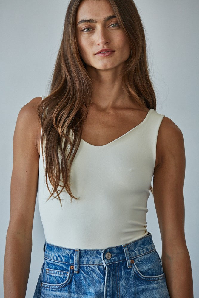 Cream Bodysuit