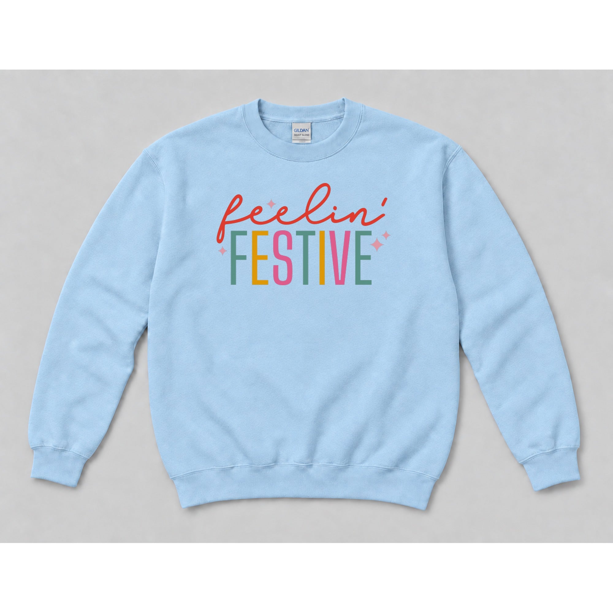 Crewneck Light Blue mockup