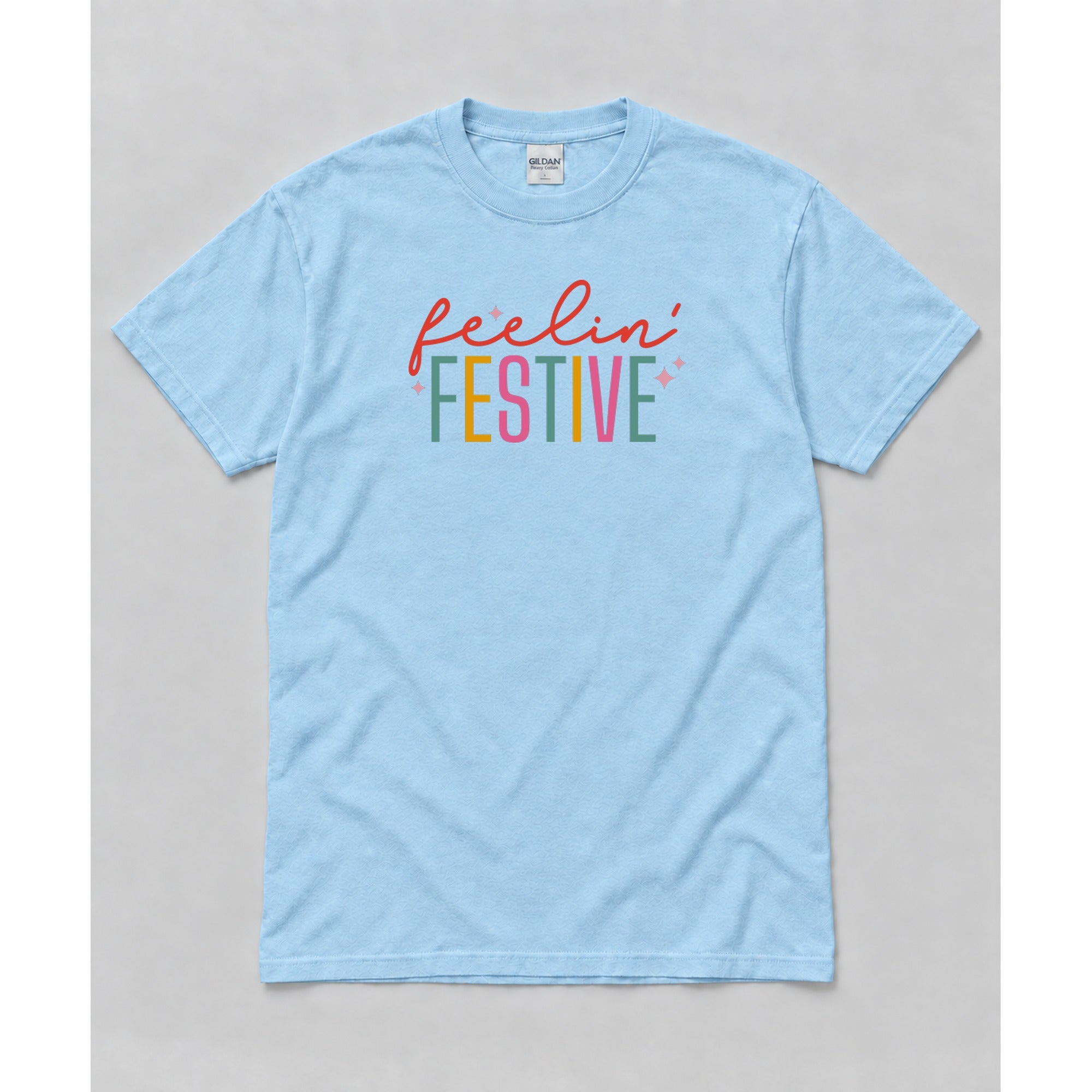 Short Sleeve Light Blue mockup