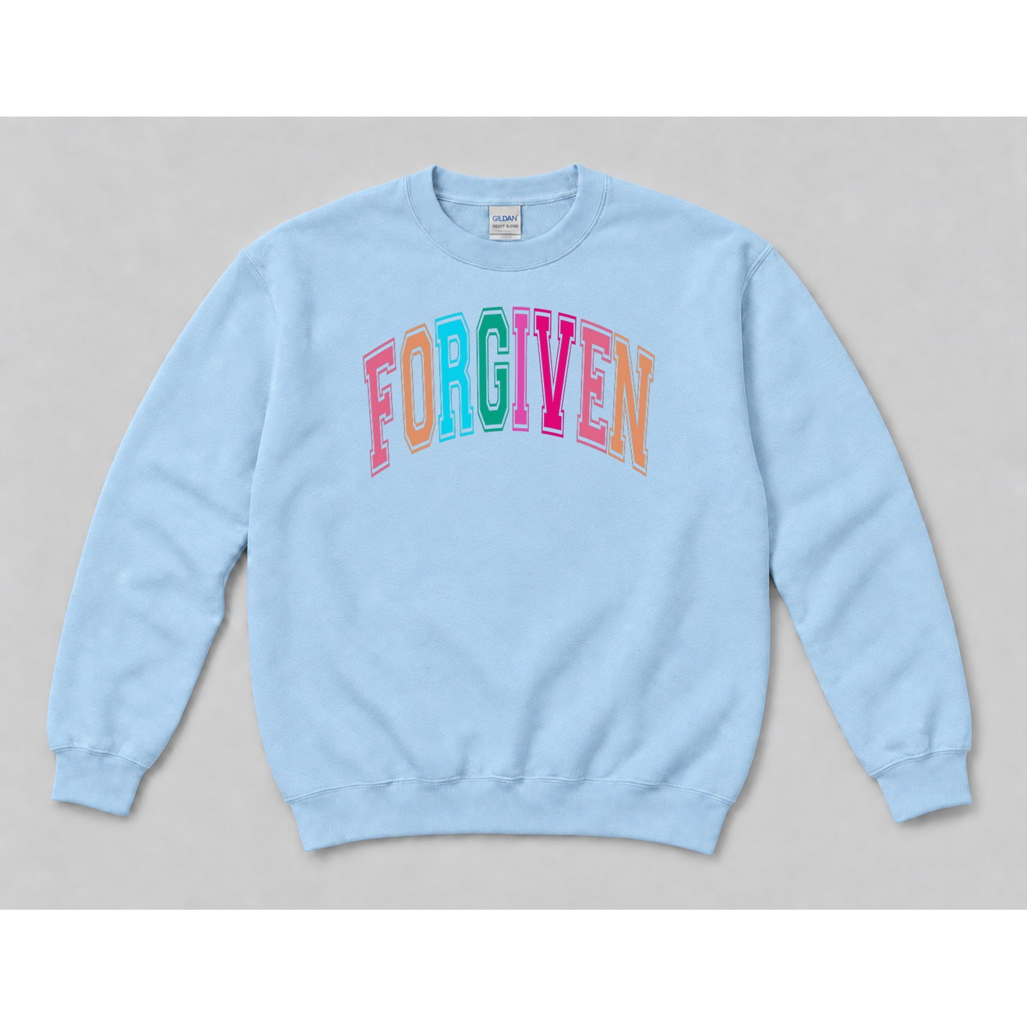 Crewneck Light Blue mockup