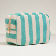 Emerald Terry Fabric Striped Bag