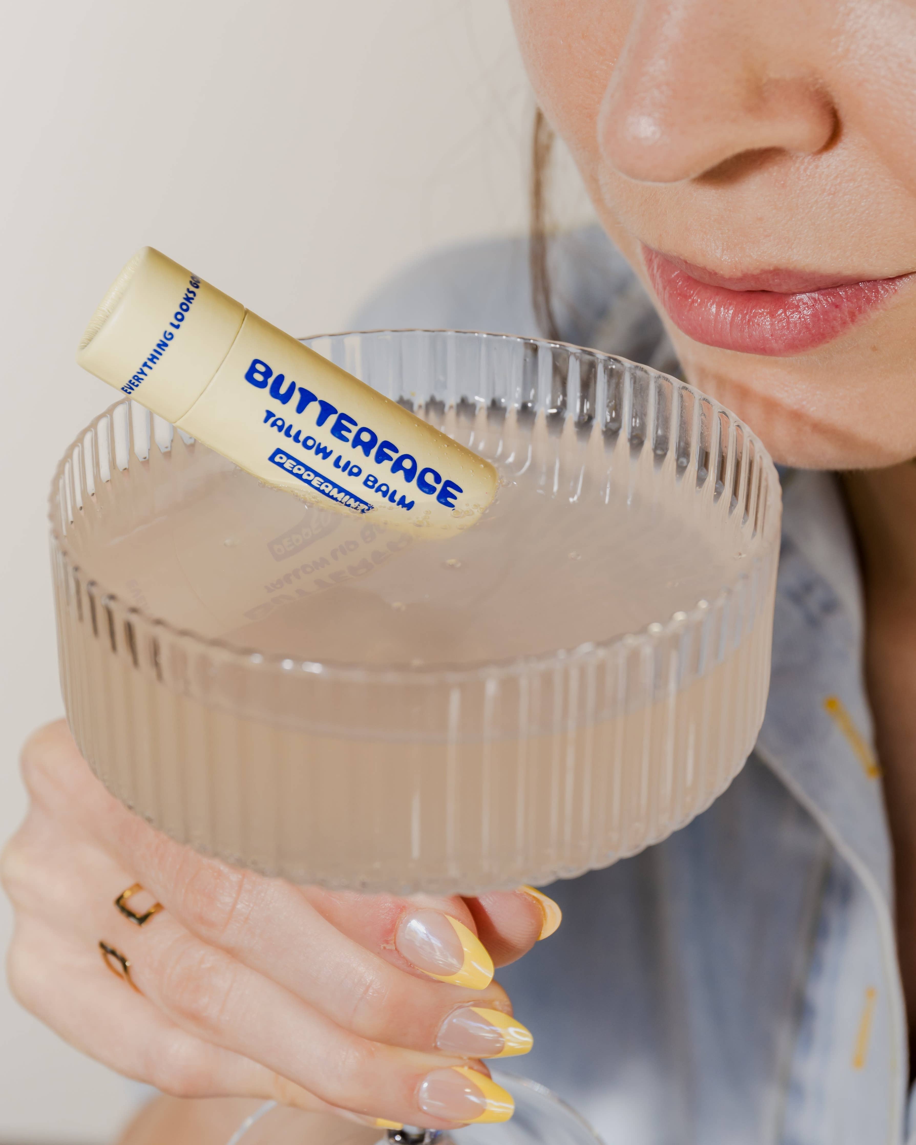 Peppermint Tallow Butter Lip Balm