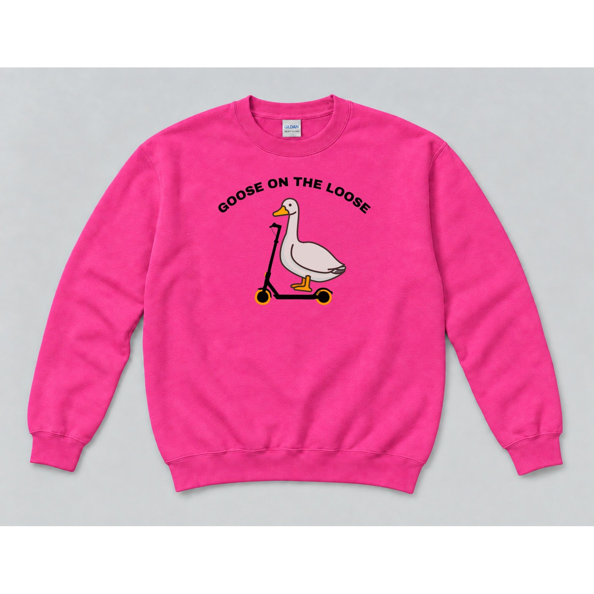 Crewneck Hot Pink mockup