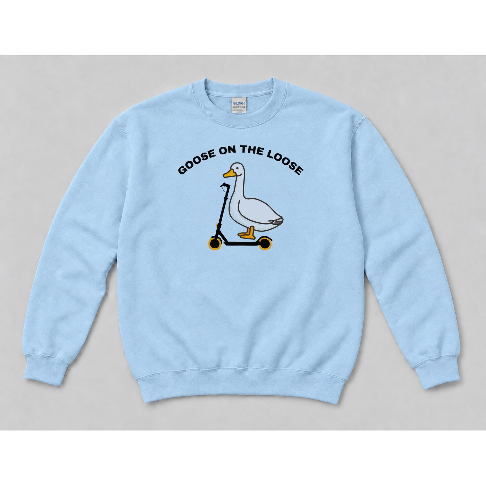Crewneck Light Blue mockup