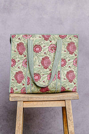 Mint Bohemian Detail Tote Bag