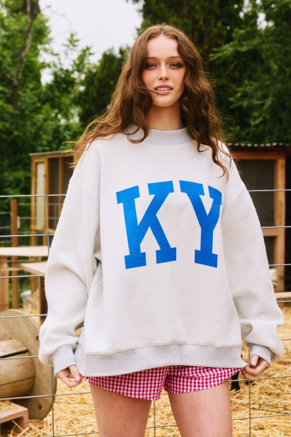 Gray Kentucky Reversible Mockneck