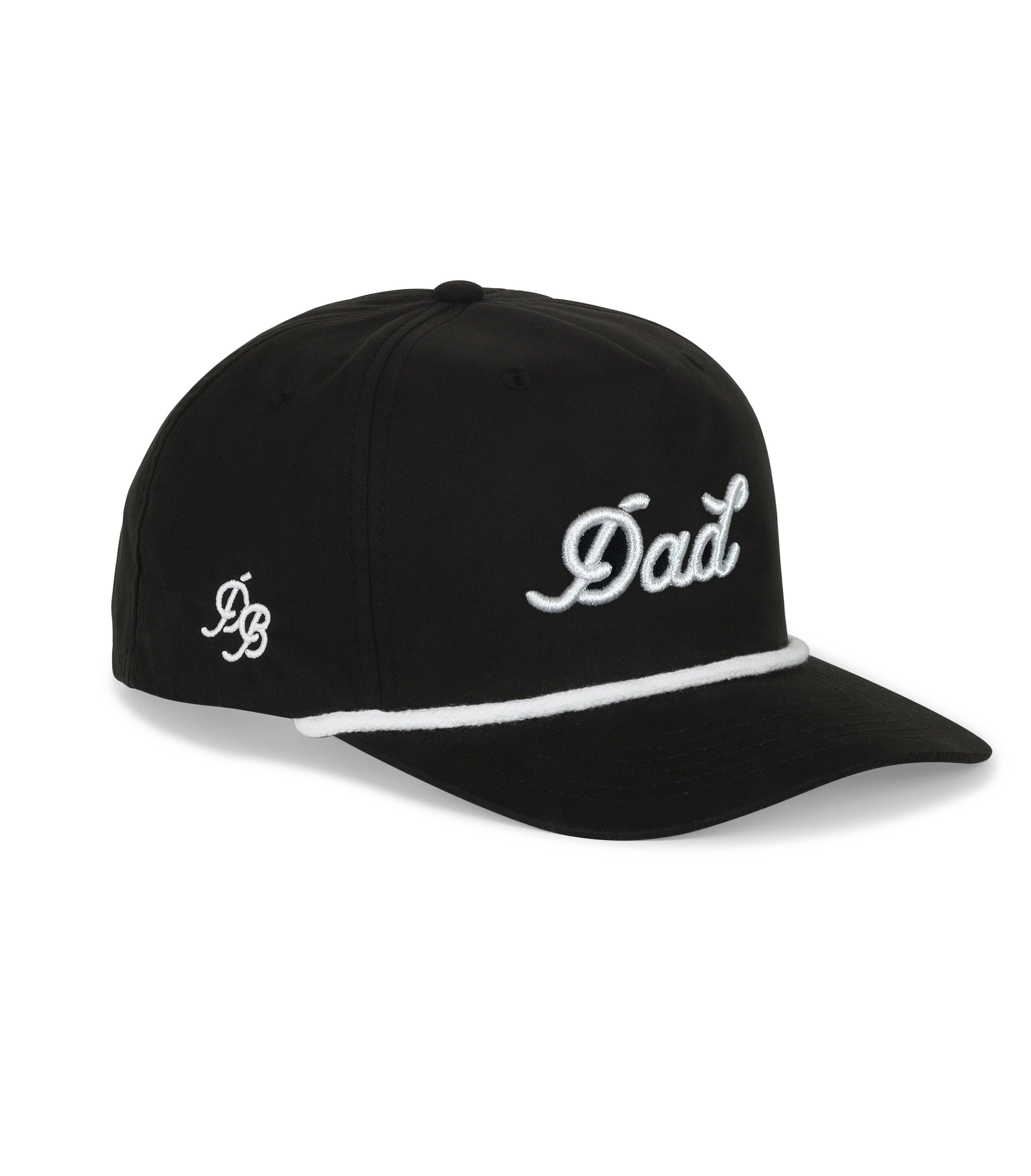 Black & White Dad Rope Hat