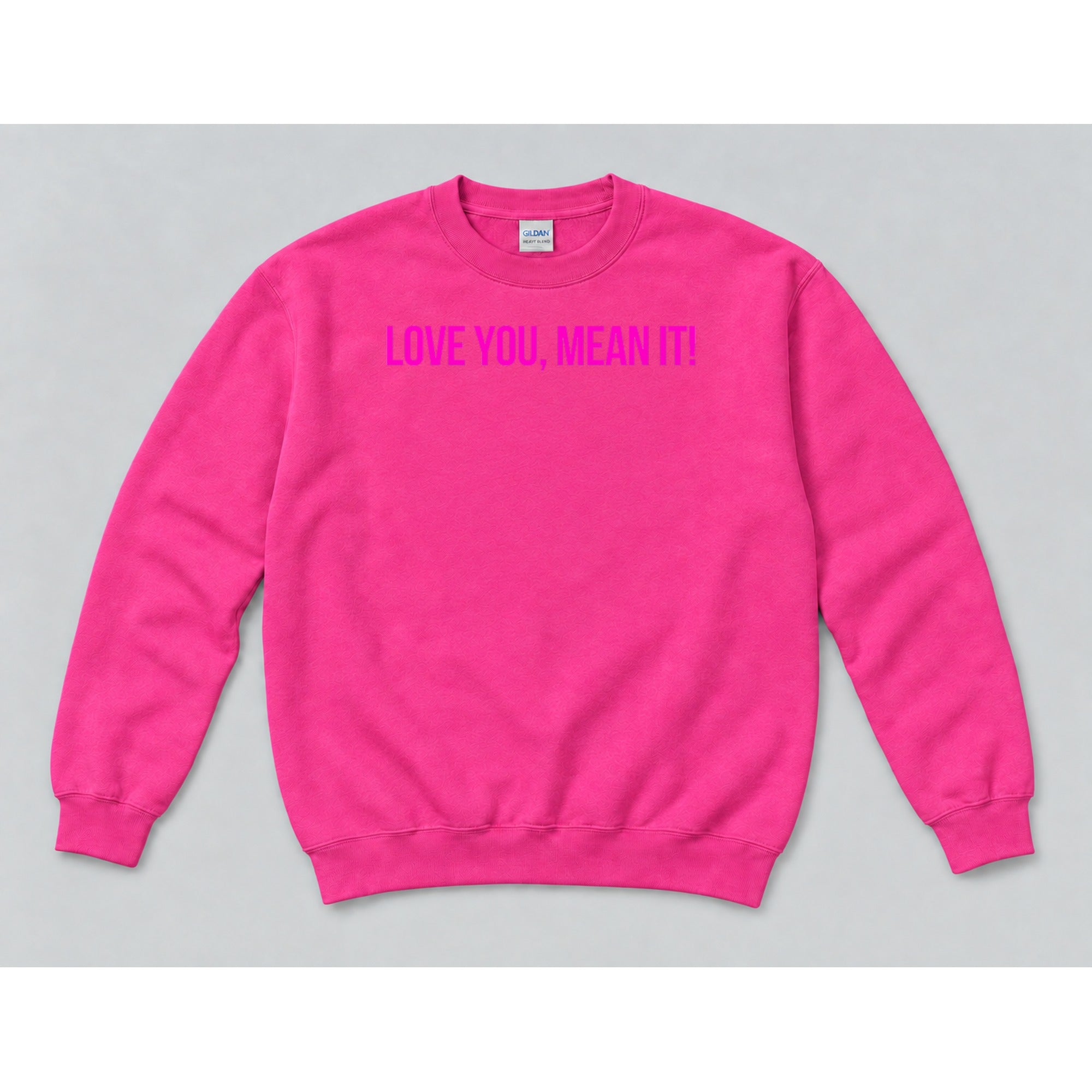 Crewneck Hot Pink mockup