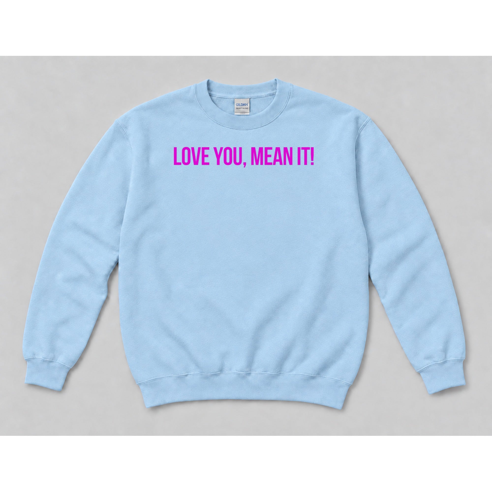 Crewneck Light Blue mockup