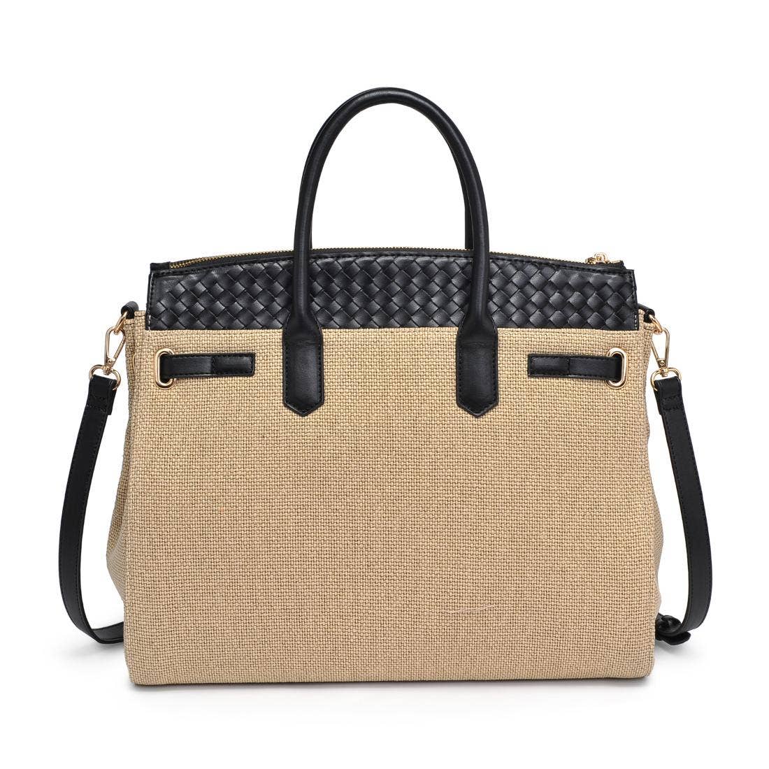 Beige Bertha Satchel