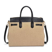 Beige Bertha Satchel