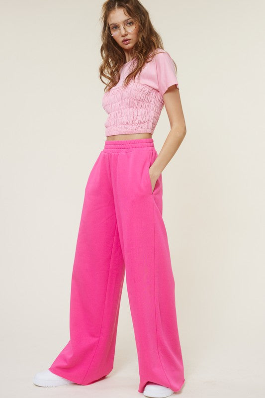 Hot Pink Sweatpants - RTS