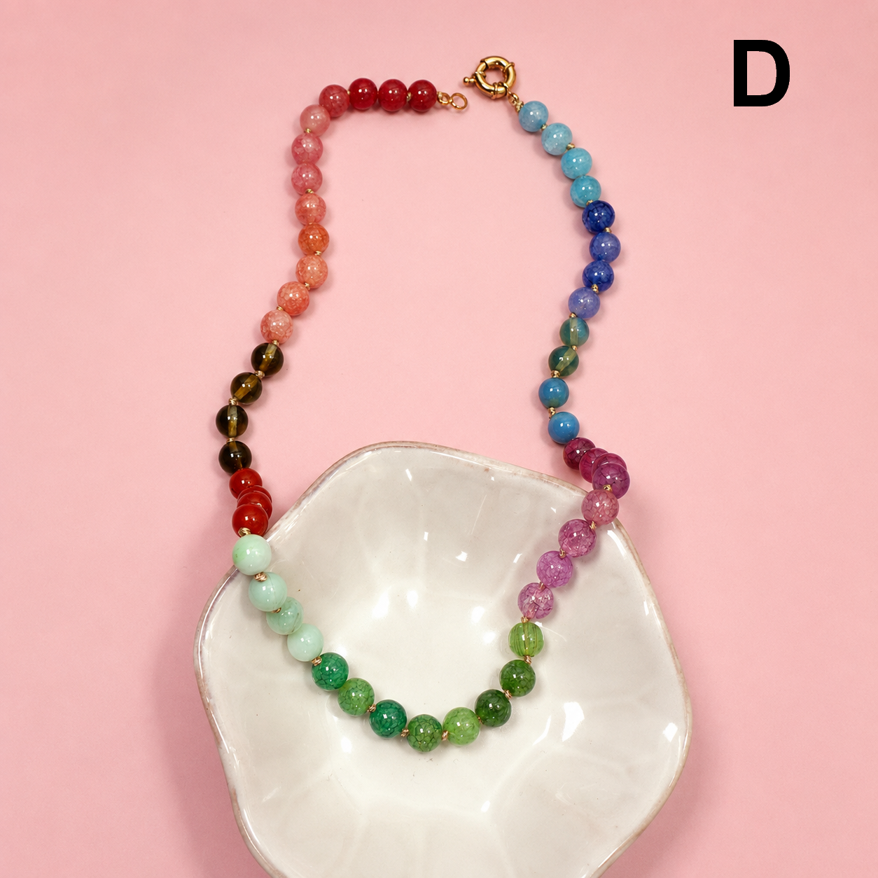 Multicolor Natural Stone Mixed Necklace
