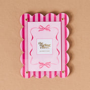 Mini Acrylic Picture Frame Magnet-Sweetheart Stripes
