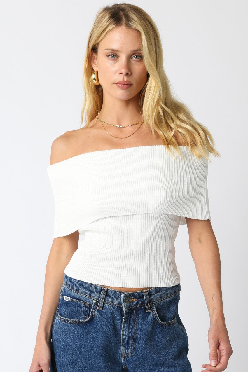 White Veena Top
