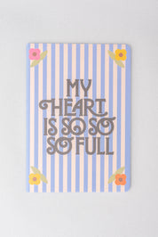 Rough Draft Notebook Set, My Heart is so Full