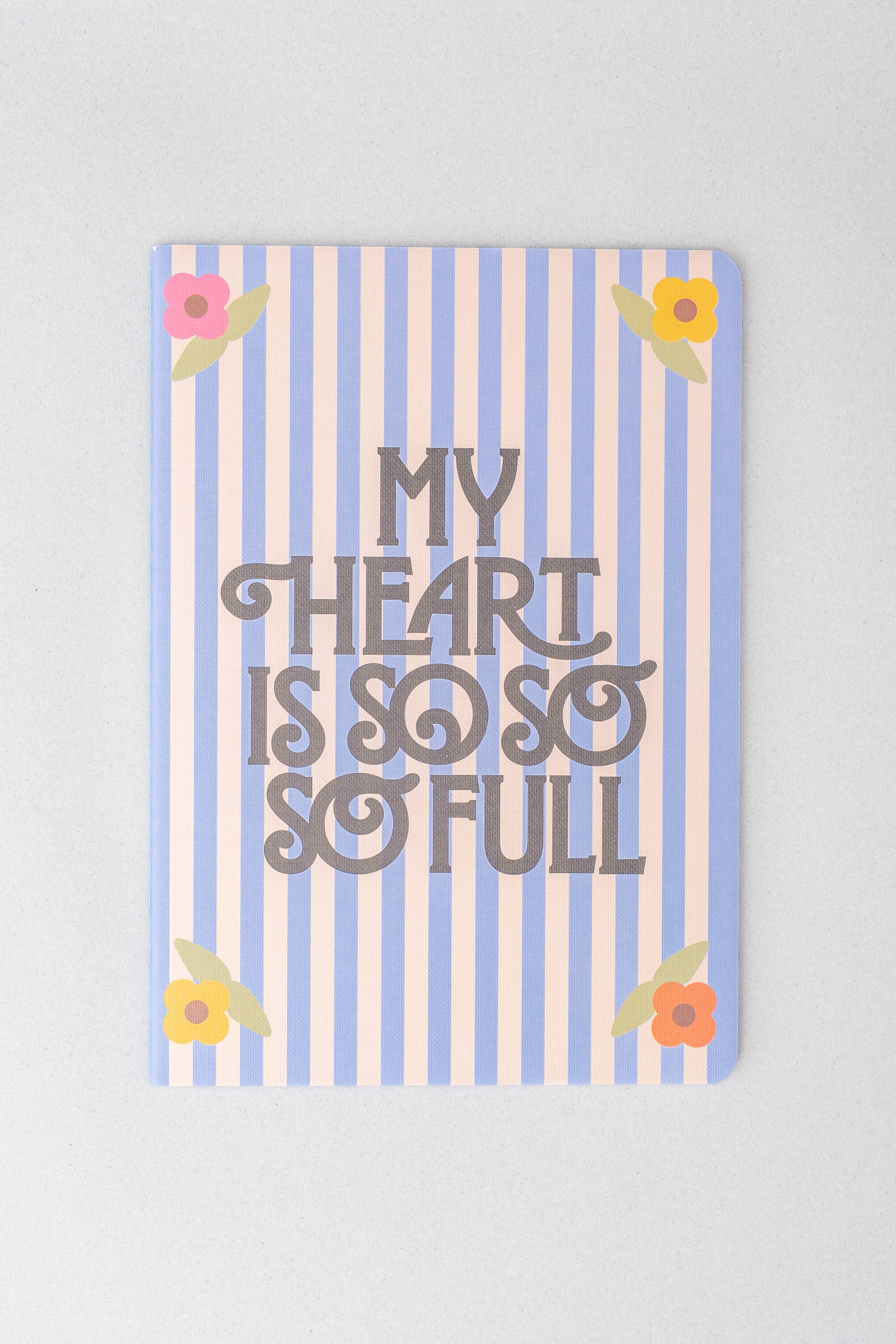 Rough Draft Notebook Set, My Heart is so Full