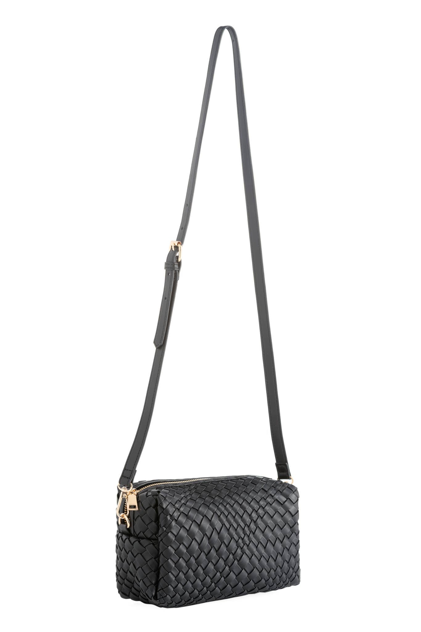 BLYTHE BOXY CROSS-BODY: Black