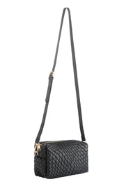 BLYTHE BOXY CROSS-BODY: Black