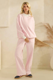 Pink Striped Lounge Pants