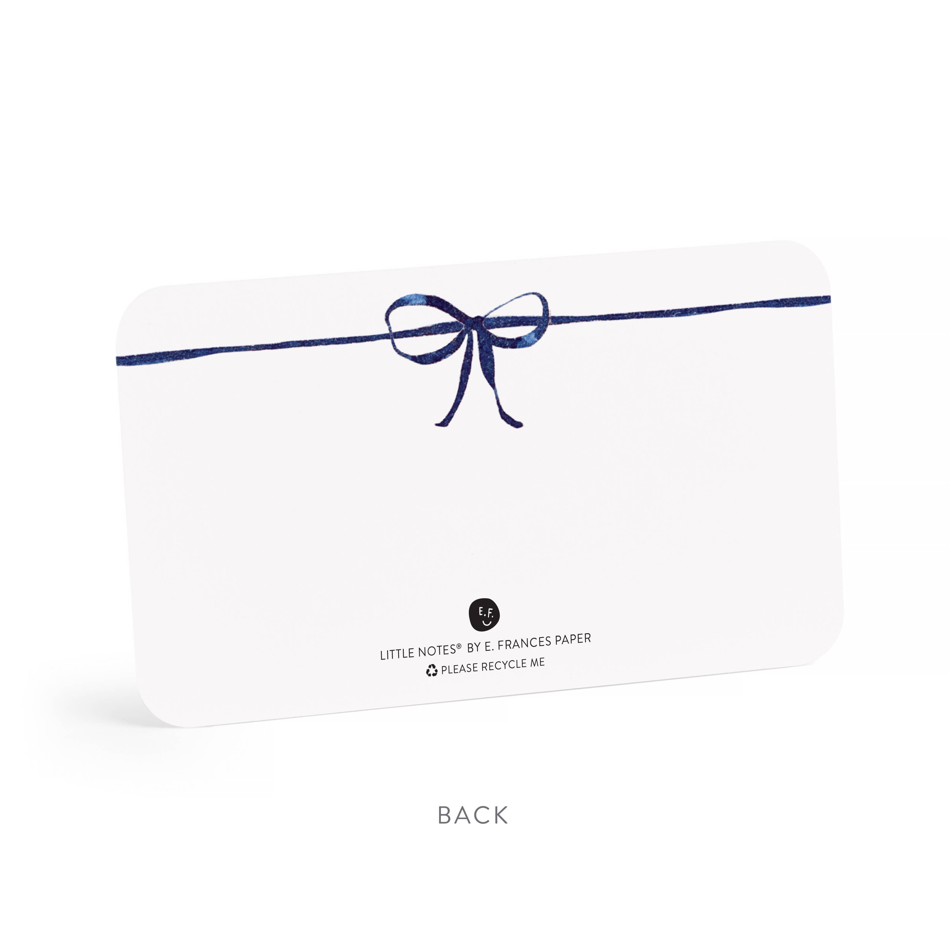 Navy Bow Little Notes®