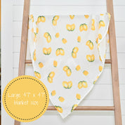 When Life Hands You Lemons Baby Swaddle Blanket
