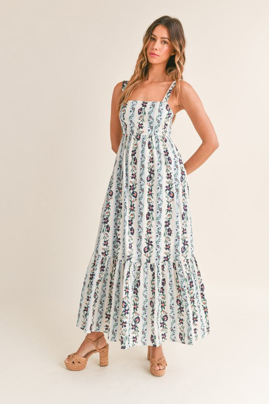 Floral Print Maxi Dress