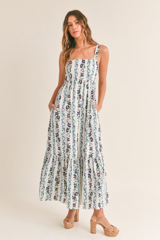 Floral Print Maxi Dress