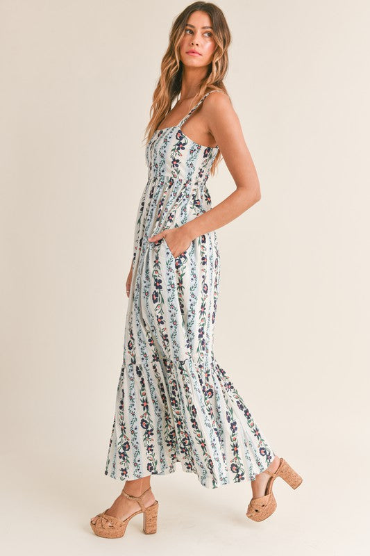 Floral Print Maxi Dress