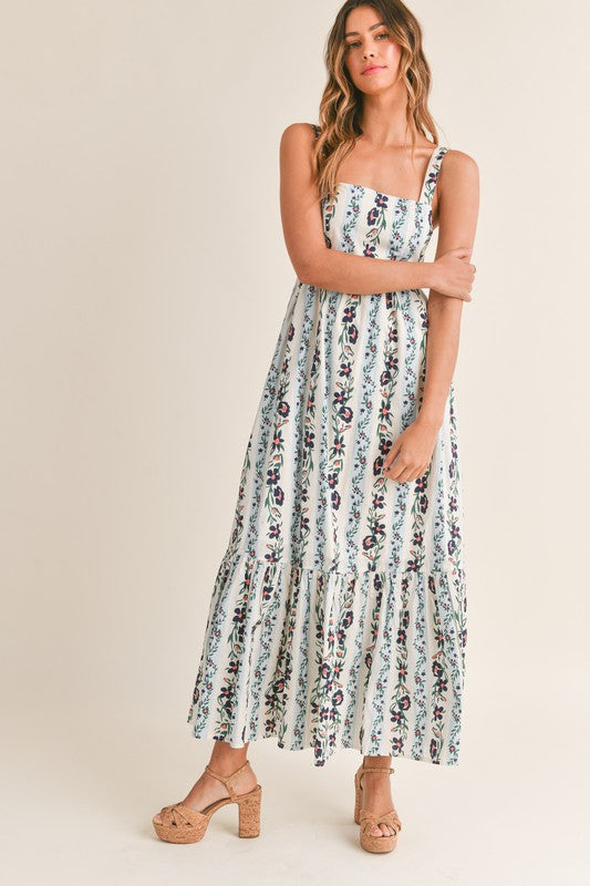 Floral Print Maxi Dress