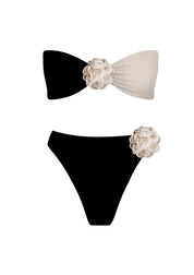 Black & White Bikini Set