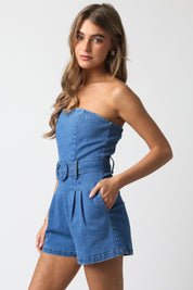 Harlow Denim Romper