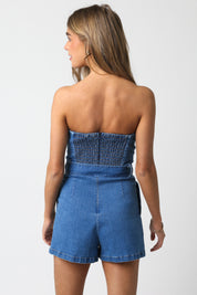 Harlow Denim Romper